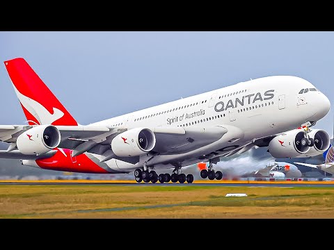 ✈️ CLOSE-UP BIG PLANE Landings And Takeoffs - A380, A350, B777… | Melbourne Airport Plane Spotting