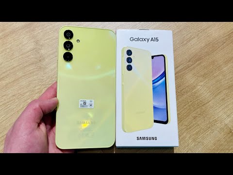 Samsung Galaxy A15 (A155) Yellow Unboxing