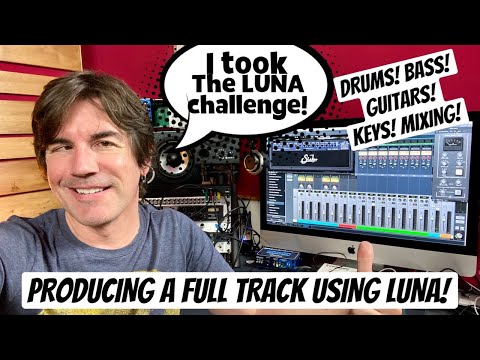 I TOOK THE LUNA CHALLENGE! Producing a full track using LUNA