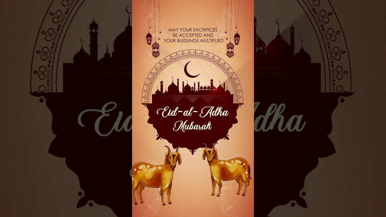Eid Al Adha | Eid al adha Mubarak Animation | #WhatsappPost | #aftereffects