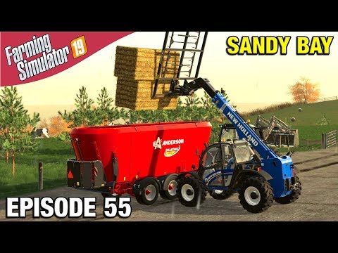 FEED MIXER UPGRADE Farming Simulator 19 Timelapse - Sandy Bay Seasons FS19 Ep 55
