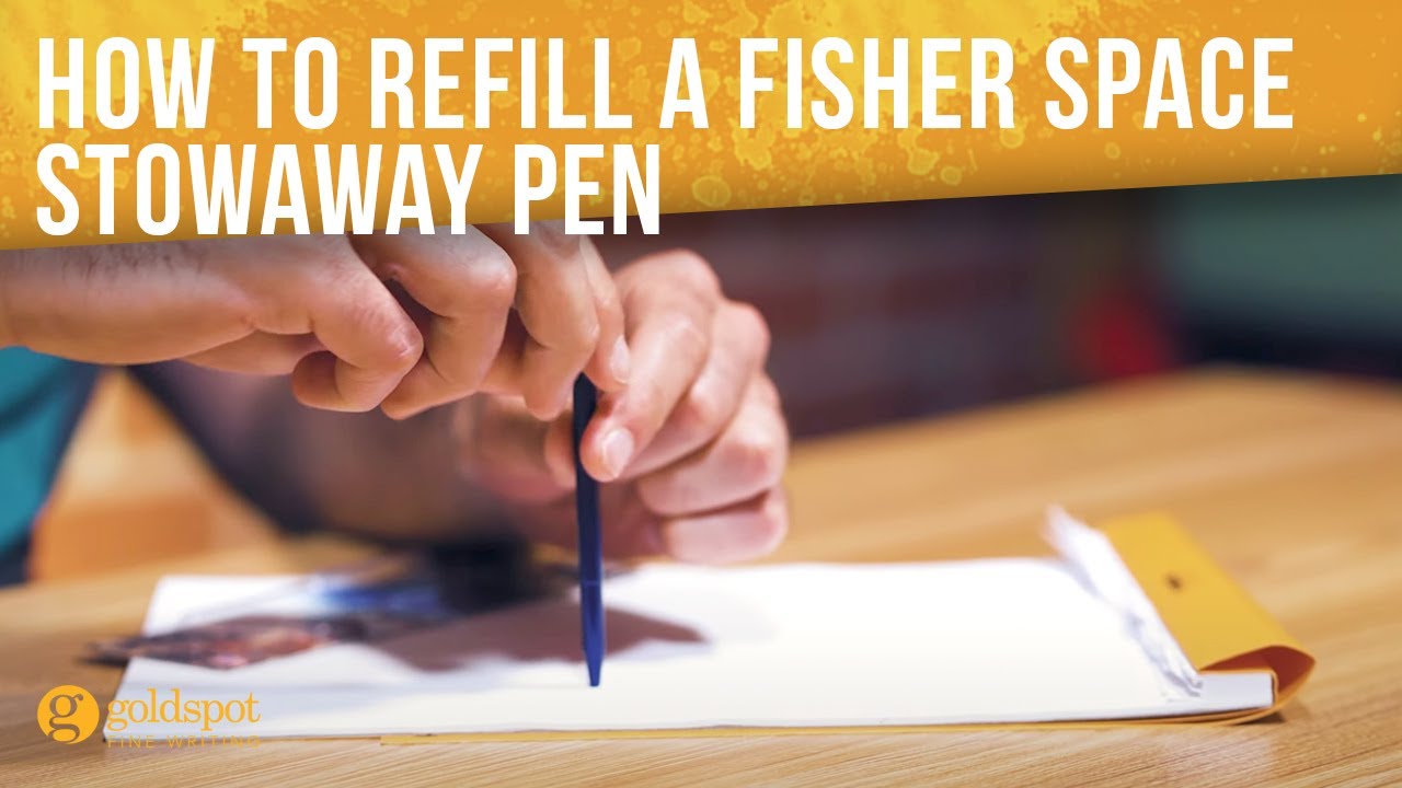 How to refill a Fisher Space Stowaway Pen - Quick Tips #21