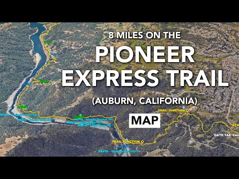PIONEER EXPRESS TRAIL — MAP | Trail Running (Auburn, CA)