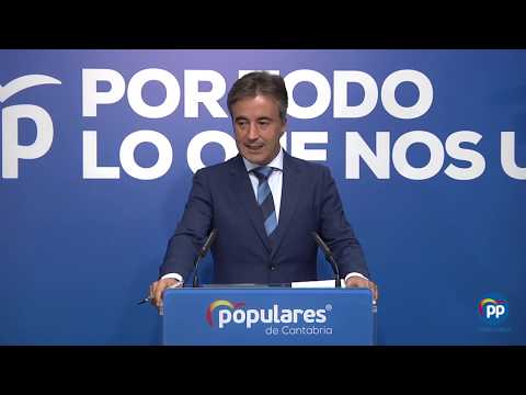 Movellán destaca el compromiso del PP con Cantabria y dice que la región no debe nada a Sánchez