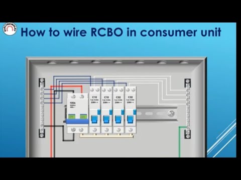 RCBO-How to wire RCBO in consumer unit (U K)-What is the RCBO-Difference between MCB and RCBO