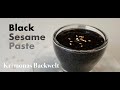 BLACK SESAME PASTE Receipe Basis Für Tortenböden Mochi Cakes Und Cremes Krimonas Backwelt