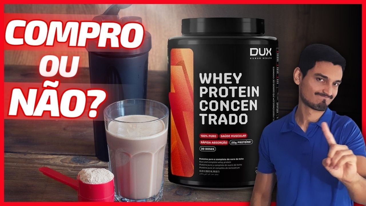 Miniatura da avaliação em vídeo de Whey Protein Isolado Dux Nutrition 900g Sabor Neutro