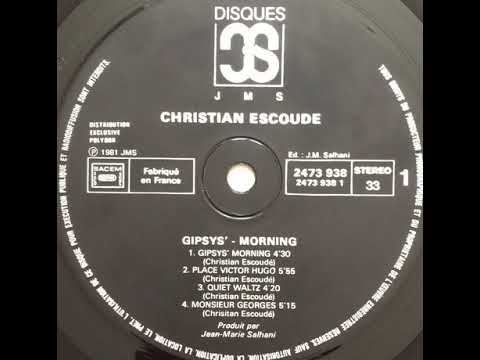 Christian Escoudé "Place Victor Hugo" 1981 Disques JMS