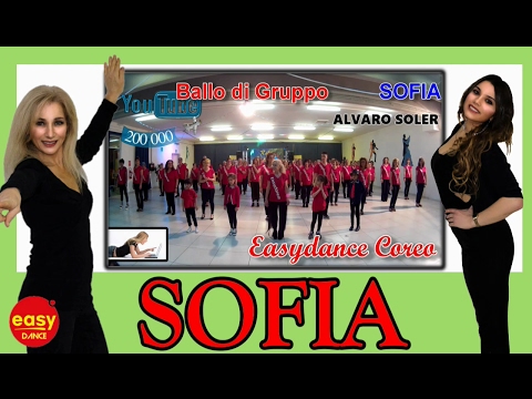 BALLO DI GRUPPO - SOFIA - Alvaro Soler | Tutorial- Easydance Coreografia - Passi