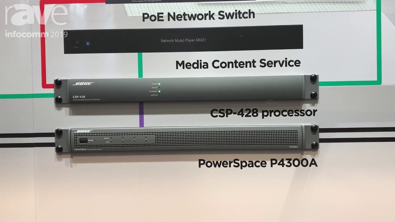 video Bộ Xử Lý Tín Hiệu Bose CSP-428 Commercial Sound Processor 0