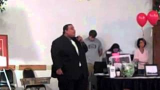 Neal E. Boyd performing Amazing Grace a cappella 10/30/10