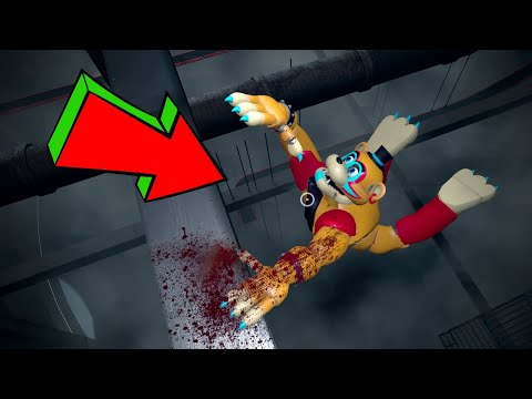 I Shot Freddy Fazbear Death Fall on Slow Motion Camera [Poppy Playtime]