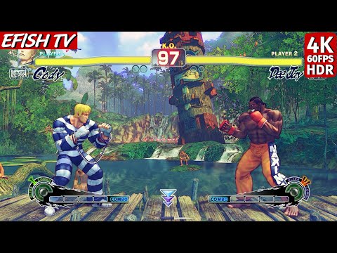 Cody vs Dee Jay (Hardest AI) - Ultra Street Fighter IV | 4K 60FPS HDR