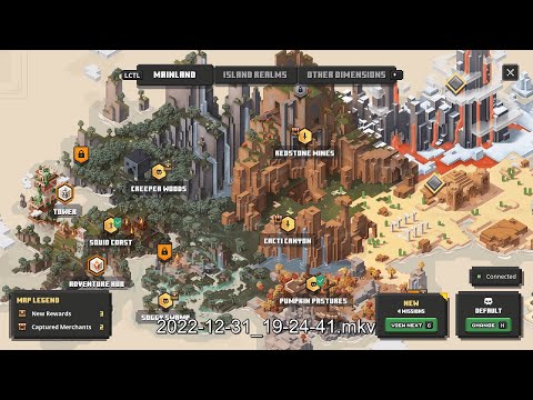 Minecraft Dungeons Level 1-17 Gameplay (No Commentary)