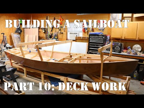 Building a Wooden Sailboat #10: Fore and Aft Decks