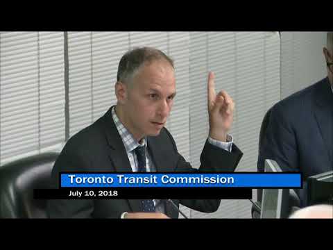 Toronto Transit Commission Board Meeting - July 10, 2018