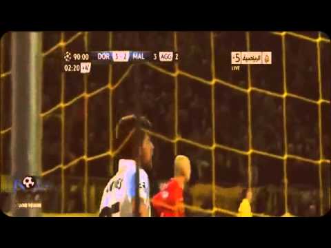 Borussia Dortmund - FC Malaga 3:2 | Al Jazeera Kommentator rastet aus | Übersetzung | Felipe Santana