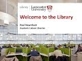 2018 Induction To The Lancaster University Library
