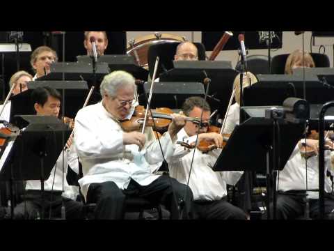 Itzhak Perlman Tchaikovsky Violin Concerto in D,Hollywood Bowl 9-13-12