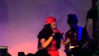 Teyana Taylor performs  " In The Air " live at SOBs 2015