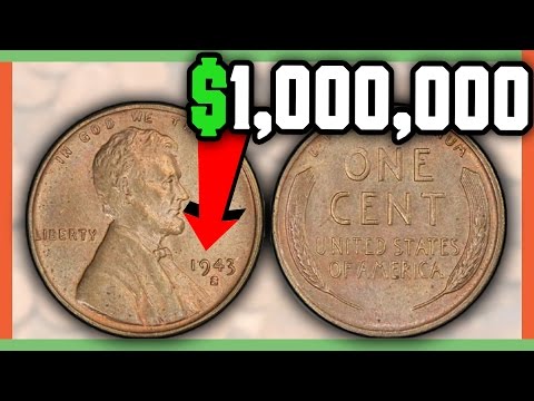 RARE 1943 COPPER PENNY WORTH A MILLION DOLLARS - CHECK YOUR POCKET CHANGE FOR VALUABLE COINS!!