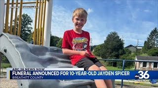 Funeral plans announced for 10-year-old Jayden Spicer