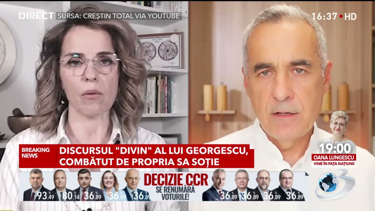 Cristela Georgescu desfinţează discursul „divin" al lui Călin Georgescu