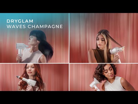 Фен Cecotec DryGlam Waves Champagne 4in1 (A01_EU01_103715)