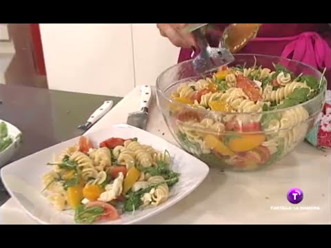 Miel sobre Hojuelas - Ensalada de fusiolini y melocotón