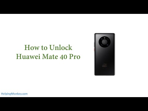 How to Unlock Huawei Mate 40 pro - When Forgot Password