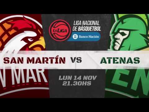 14.11.2016 | San Martín vs. Atenas | #LaLigaBancoNación