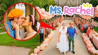 DRONE catches MS RACHEL getting MARRIED in REAL LIFE! (BLIPPI MOVIE!)