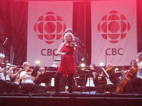 Natalie MacMaster with SNS at Tall Ships 2017 Festival Mainstage Halifax, Nova Scotia July 29, 2017