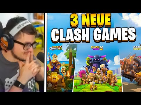 3 NEUE CLASH GAMES 😍 Supercell will Mobile Markt erobern