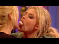 Celebrity Juice Lucy Fallon Egg Kisses Holly Willoughby