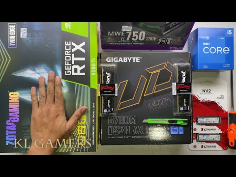 intel Core i5 12400F GIGABYTE B760M DS3H AX DDR4 ZOTAC GAMING RTX3060Ti Gaming PC Build