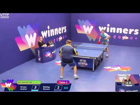 WINners CUP table 2  05.09  Kireev Andrei - Boklag Roman  15:00