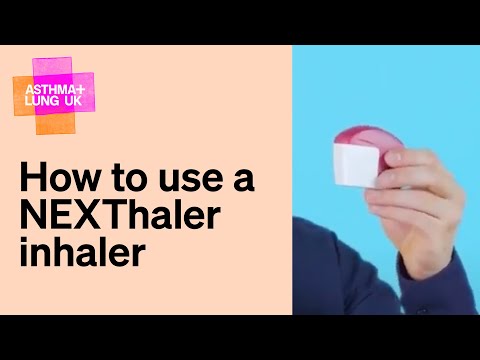 How to use a NEXThaler inhaler