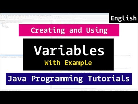 Learn Creating and using Variables | Java Programming Video Tutorial ...