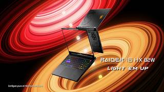 MSI Raider 16 HX B2W + Gaming Laptop + 2026 + Product Promo Video