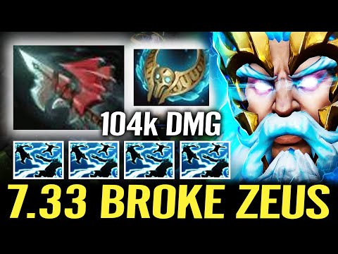 7.33 Broke Zeus - 104k Damage Machine Gun with IMBA Revenant's Brooch