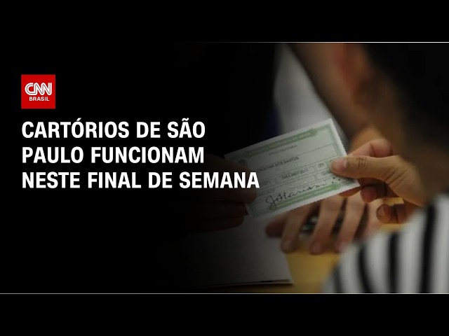 Título de eleitor: Cartórios de SP ficam abertos neste final de semana | AGORA CNN