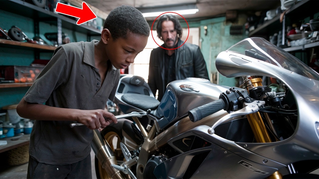 A Black Boy Fixed Keanu Reeves' Motorcycle—The Next Morning, an SUV Was Waiting Outside His House
