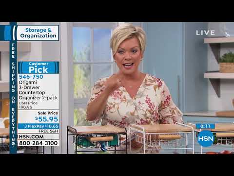 HSN | Origami Storage & Organization 05.15.2019 - 01 PM