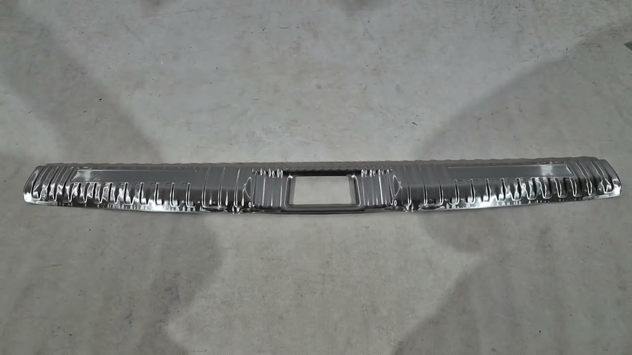 Toyota Land Cruiser Prado 250 2023- рр. Накладка на задній внутрішній поріг Video 1