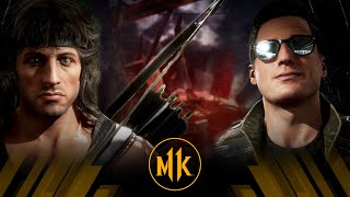 Mortal Kombat 11 - Rambo Vs Johnny Cage (Very Hard