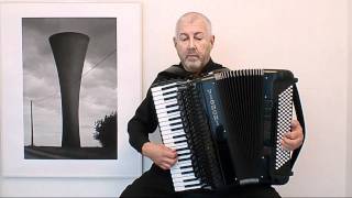 Erik Satie Gnossienne No 1  Classical accordion music - fisarmonica Akkordeon Galliano acordeon