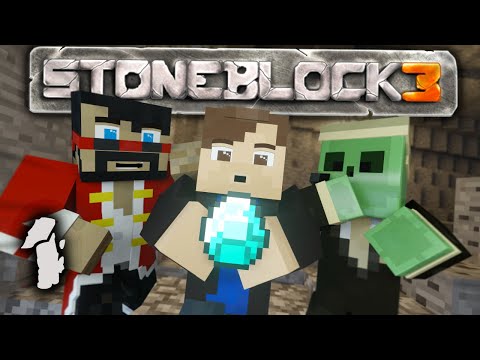 STONEBLOCK 3 MODDED MINECRAFT 1.18 ft. CaptainSparklez & PeteZahHutt - Ep. 1