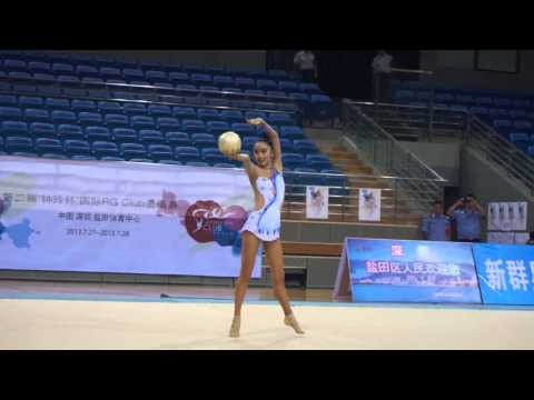 Wang Wenwen BALL ZHONGLING CUP 2013