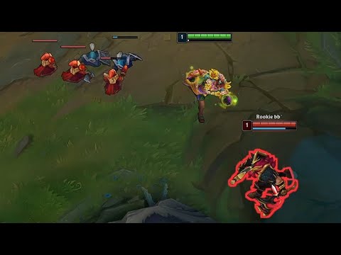 lvl 1 Olaf vs. lvl 1 Sett